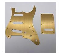 Electric Guitar 11-Hole Aluminum Modern Style SSS Guitar Pickguard Scratch Plate Fits for For ST Guitar Electric Guitar Parts (Color : 02)