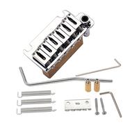 Electric Guitar 2-1 16 String Spacing Brass Saddles - Complete Chrome Kit for Guitars
