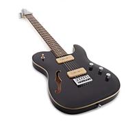 Electric Guitar 25.5" Scale Length 734 SH by G4M, Black Transparent