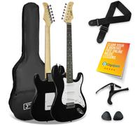 Electric Guitar 4/4 Size with Bag, Strap, Capo and Picks - 3rd Avenue