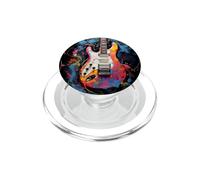 Electric Guitar Abstract Art PopSockets PopGrip for MagSafe