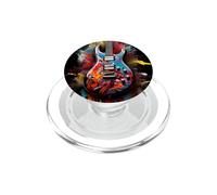 Electric Guitar Abstract Art PopSockets PopGrip for MagSafe