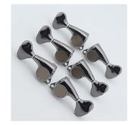 Electric Guitar Acoustic Guitar Bilateral Headstock Tuners Tuners Pegs Nickel Black Guitar Parts Guitar String Tuning Pins