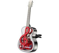Electric Guitar Air Freshener Car - Aromatherapy Diffuser Vent Clip Decor, Compact Scent Dispenser Freshening Accessory, Stylish Guitar Shape Ornament | Portable Vehicle Vent Diffuser for Daily Drivin