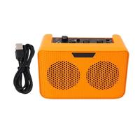 Electric Guitar Amplifier Speaker 10W Output BT Portable Amp with Delay Effect 3.5mm Earphone Jack Volume Tone Control for Practice Jams Small Performances