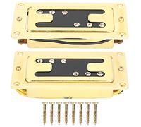 Electric Guitar and Bass Pickup Accessories, Silver 12K Resistance, Mini 6 - String and 4 - String Magnetic Column Set - Durable Brass Material, Easy Installation, Wide Compatibi (Mini 6-column LP