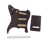 Electric Guitar Anti-Scratch Plate Prewired Loaded Set with Single Coil Pickup 11 Holes Prewired Loaded Pickguard Scratchplate Backplate