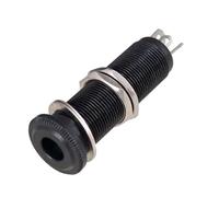Electric Guitar Bass 1/4Inch Barrels Cylinder Input/Output Mono Active Long Threaded Socket Guitar Accessory