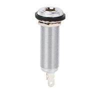 Electric Guitar Bass Barrel Jack Socket Brass Mono Cylinder Input Output 3 Pins for Guitar Accessories