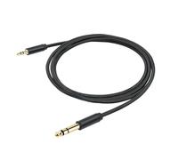 Electric Guitar Bass Instrument Cable, 3.5mm To 6.35mm Stereo Aux Cable For Guitar Speaker Amplifiers Multicolor 1-3m(Black,2m)