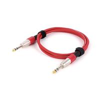 Electric Guitar Bass Instrument Cable, 6.35mm TRS Male To Male Cable Multicolor 0.3-15m(Red,8m)