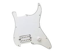 Electric Guitar Board Electric Guitar A Double Panel With Pickup Lines Converted Into A Complete Set Of White