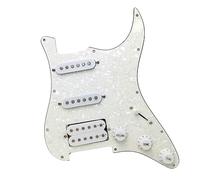 Electric Guitar Board Single Single Double Panel With Pickup Line Converted Into A Full Set Of White Panels
