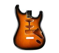 Electric Guitar Body Alder S-S-H Body for Fender Stratocaster Style Electric Guitar Replacement Accessory DIY, Sunset Yellow，GSB25A