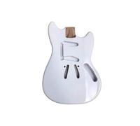 Electric Guitar Body Alder Wood White Blue Color Guitar (Color : White)