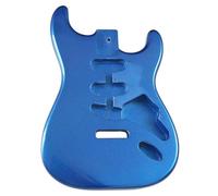 Electric Guitar Body for Fender Strat Stratocaster Guitar Accessory DIY Guitar Body Poplar SSS (Blue)