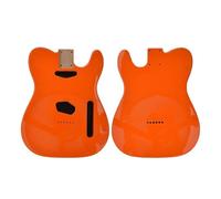 Electric Guitar Body High Gloss Alder Wood Guitar Body Orange Color Finished For TL Guitar Kits Building Parts