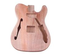 Electric Guitar Body Okoume Wood F Hole Electric Guitar Body 5.6CM Width Guitar Barrel DIY Part For TL Electric Guitar