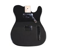 Electric Guitar Body Poplar Wood 5.7CM Width Black Guitar Body For Electric Guitarra