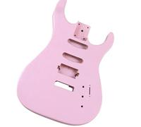Electric Guitar Body Poplar Wood Guitar Barrel Pink & Green DIY Body For Electric Guitarra(Pink)