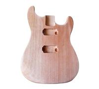 Electric Guitar Body Solid Okoume Wood Guitar Body With Pickup Hole Unfinished DIY Guitar Barrel Guitar Accessories