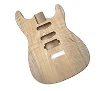 Electric Guitar Body With Flame Maple Top, Rich Tone And Good Resonance