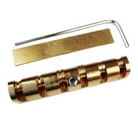 Electric Guitar Brass Nut 43mm Height Adjustable Brass Roller Guitar Nut Replacement Compatible With Electric Guitars