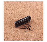 Electric Guitar Bridge 7 String Saddle Bridge, Metal Hardtail Bridges Replacement Part For Electric Guitar