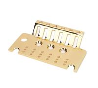 Electric Guitar Bridge, Alloy Steel with 10.7mm String Spacing, 6 String Tremolo System Replacement - Durable Build, Easy Installation, Ideal for Guitar Repairs and Upgrades