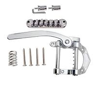Electric Guitar Bridge B5 Tremolo Bridge Tailpiece & Roller Saddle Locking Bridge For Beginner Guitar Lover Music Gift
