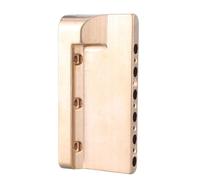 Electric Guitar Bridge Block Replacement 6mm Holes Full Brass Tremolo Block For Guitar Tremolo Bridge Enduring