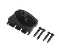Electric Guitar Bridge, Corrosion Resistant Stylish Headless 4 String Black Metal Electric Guitar Bridge for DIY