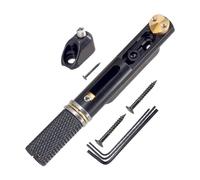 Electric Guitar Bridge - Device Replacement Light Split Bridge Accurate String Alignment System Long Life Instrument Hardware Enhanced Vibration | For S, Black, Se référer à la description, Refer to