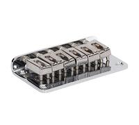 Electric Guitar Bridge Easy Installation for Rear Guitar Need to Play Silver