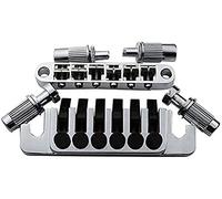 Electric Guitar Bridge Guitar BM003 Saddle Bridge And Retro TP6 Stop Lever Lock String Combination Replacement For Gibson Les Paul LP SG Style 6- String Electric Guitar (Color : Chrome)