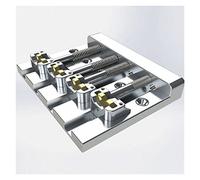Electric Guitar Bridge New Bass Bridge 4 String Modification Badass Bass-Chrome