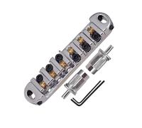 Electric Guitar Bridge Replacement Metal 6 String Guitar Bridge Professional Roller Saddles Bridge Tailpiece Enduring