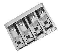 Electric Guitar Bridge Replacement Parts 4 String Bass Fixed Bridge Body Or Bottom Through Electric Bass Bridge Bass Guitar