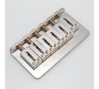 Electric Guitar Bridge Replacement Parts Electrice Guitar Hardtail Bridge Saddle Brass With Chrome Guitar (Color : Metallic)