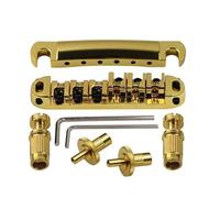 Electric Guitar Bridge Replacement Parts Locking Roller Bridge/Tailpiece For Electric Guitar (Color : Gold)