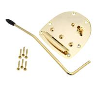 Electric Guitar Bridge Set Tremolo Bridge System for Fender Jazzmaster (Gold)