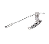 Electric Guitar Bridge Stop Bar Tailpiece Tremolo for Les Trem II Les Paul LP SG Guitars, Zinc Alloy Metal Guitar Tremolo Bridge Tailpiece Vibrato Bridge Stop Bar