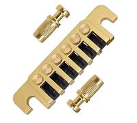 Electric Guitar Bridge Tailpiece Vintage Bridges Studs Musical Instruments Accessories For Electric Guitars(Gold)