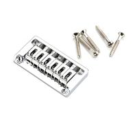 Electric Guitar Bridge Tailpiece With Screws Hardtail Bridge Top Loading Saddles Tailpiece Musical Instrument Accessories