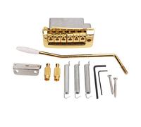 Electric Guitar Bridge Tremolo 6 String, High Quality Metal Tailpiece Accessory, Gold Color, Easy Installation, Fine Craftsmanship, for ST Guitars, Better Vibrato Control