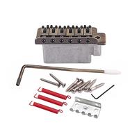 Electric Guitar Bridge Tremolo, Vintage Style, Green Bronze Metal Zinc Alloy - Push - in, Durable Construction, Easy Setup for FD ST Guitars (Green Bronze)