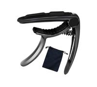 Electric Guitar Capo - Musical String Clip, Durable Lightweight Precision Tool, Fast Tension Adjustment Feature, Top Performance Stage Instrument Accessory, Practice Device, Live Concert 12x10x2cm