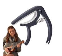 Electric Guitar Capo, Spring-Action Tension Clamp, Portable Multifunction Tuning Accessory for Folk, Classical, and Electric Guitars, Adjustments, Studio Practice, Daily Playing