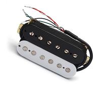Electric Guitar Ceramic Magnet Pickup Humbucker Dual Coill Coil Spliting Pickup With 4 Conduct Cable Electric Guitar Parts Replacement (Color : Bridge)
