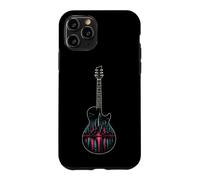 Electric Guitar City Skyline Night Stars Guitarist Gift Case for iPhone 11 Pro